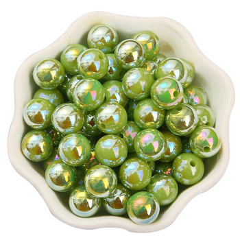 6/8/10mmABS Imitation Pearl AB Color Ball Beads DIY Handmade Beaded Loose Bead Material Αξεσουάρ για τα μαλλιά Βραχιόλι