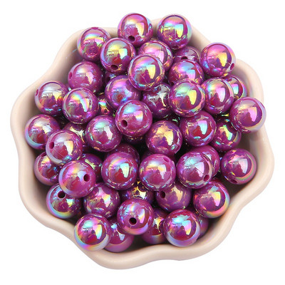6/8/10mmABS Imitation Pearl AB Color Ball Beads DIY Handmade Beaded Loose Bead Material Αξεσουάρ για τα μαλλιά Βραχιόλι