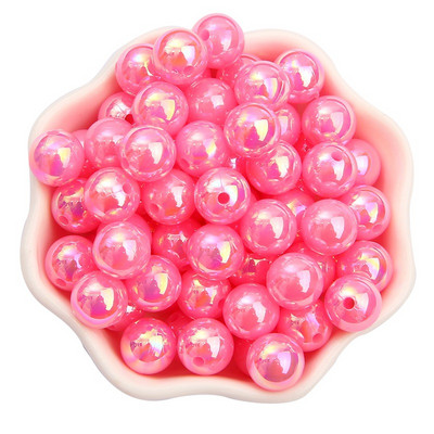 6/8/10mmABS Imitation Pearl AB Color Ball Beads DIY Handmade Beaded Loose Bead Material Αξεσουάρ για τα μαλλιά Βραχιόλι
