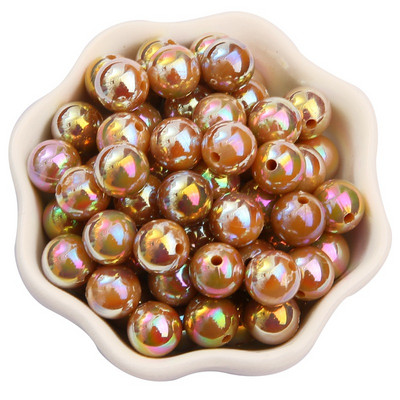 6/8/10mmABS Imitation Pearl AB Color Ball Beads DIY Handmade Beaded Loose Bead Material Αξεσουάρ για τα μαλλιά Βραχιόλι