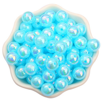 6/8/10mmABS Imitation Pearl AB Color Ball Beads DIY Handmade Beaded Loose Bead Material Αξεσουάρ για τα μαλλιά Βραχιόλι