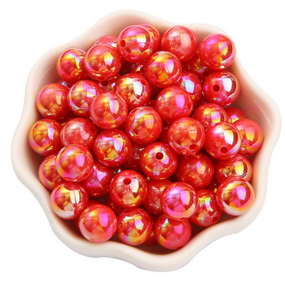 6/8/10mmABS Imitation Pearl AB Color Ball Beads DIY Handmade Beaded Loose Bead Material Αξεσουάρ για τα μαλλιά Βραχιόλι