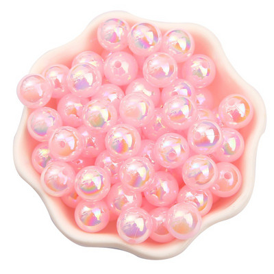 6/8/10mmABS Imitation Pearl AB Color Ball Beads DIY Handmade Beaded Loose Bead Material Αξεσουάρ για τα μαλλιά Βραχιόλι