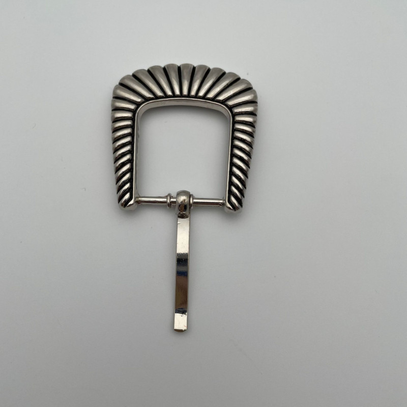 Vintage στυλ γυναικεία πόρπη 25 χιλιοστών με σκαλιστή μεταλλική καρφίτσα πόρπη ρετρό τζιν φόρεμα μέσης προσαρμογής πόρπες DIY Αξεσουάρ