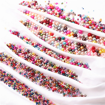 20g 3/4/5/6/8/10/12/14mm Αναμειγνύεται Χρώμα Στρογγυλά Πέρλες Χάντρες Σπόρων Loose Spacer Beads For Women Αξεσουάρ κατασκευής κοσμημάτων DIY