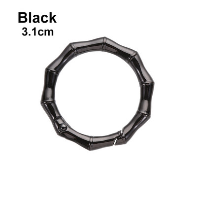 25cm/31cm Δαχτυλίδι ελατηρίου Στρογγυλή σκανδάλη ώθησης Πόρπες κλειδιών Κλιπ κουμπωτά γάντζοι Δαχτυλίδια επιμεταλλωμένη πύλη Καραμπίνερ Τσάντες τσάντες Αξεσουάρ