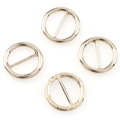 10 gab. Metāla zelta šķembu krāsa sirds apaļa, izliekta trīs slīdošā slīdņa regulēšanas sprādzes platāka stila mugursomas siksna, siksna āra soma P