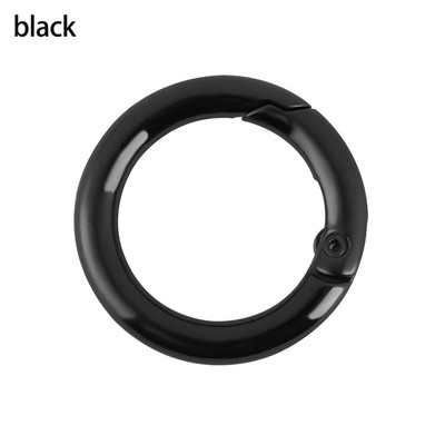 5 τμχ Στρογγυλά καραμπίνερ με ελατήρια κουμπωτά Κλιπ Μπρελόκ Γάντζος Μπρελόκ Μπρελόκ Πόρπη σακίδιο πλάτης 28mm Κλιπ κουμπώματος για ρούχα τσάντας