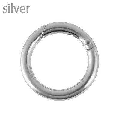 5 τμχ Στρογγυλά καραμπίνερ με ελατήρια κουμπωτά Κλιπ Μπρελόκ Γάντζος Μπρελόκ Μπρελόκ Πόρπη σακίδιο πλάτης 28mm Κλιπ κουμπώματος για ρούχα τσάντας