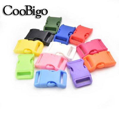 5db 20 mm-es színes kontúrozott oldalkioldó csatok Paracord karkötőhöz kisállat nyakörv pánt hátizsák heveder varrás barkács kiegészítők