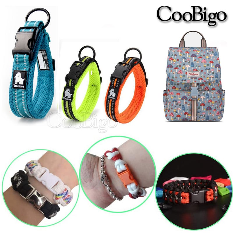 5db 20 mm-es színes kontúrozott oldalkioldó csatok Paracord karkötőhöz kisállat nyakörv pánt hátizsák heveder varrás barkács kiegészítők