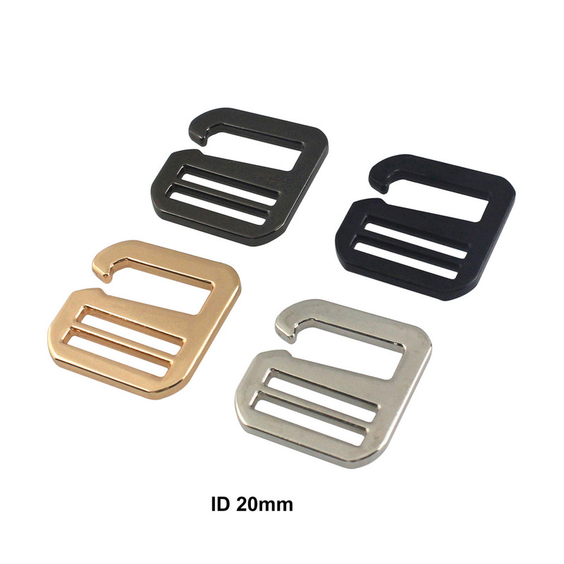 1 gab. Metāla vidējā centra stieņa regulētājs sprādzes modes 6 vārdu āķa aizdare DIY ādas amatniecības soma mugursoma plecu siksnas josta