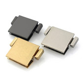 1gb. Metāla kvadrātveida pagriežama slēdzene Modes vērpta slēdzenes aizdare priekš DIY rokassomas somas somiņas bagāžas aparatūras aizveramās somas daļas aksesuāri