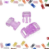 Krāsains sprādzes sprādzes aizdare siksnas siksnas jostas mugursomas soma Paracord rokassprādze suņu apkakles apģērbi DIY aksesuāri 10gab