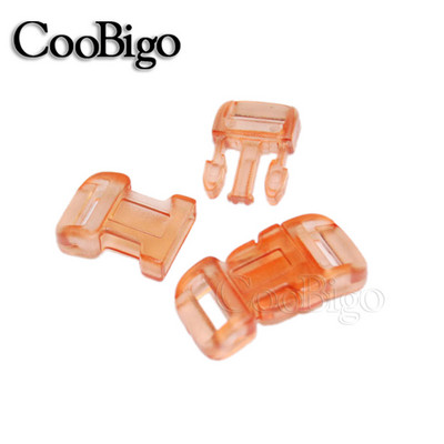 Krāsains sprādzes sprādzes aizdare siksnas siksnas jostas mugursomas soma Paracord rokassprādze suņu apkakles apģērbi DIY aksesuāri 10gab