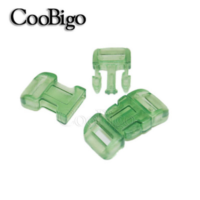 Krāsains sprādzes sprādzes aizdare siksnas siksnas jostas mugursomas soma Paracord rokassprādze suņu apkakles apģērbi DIY aksesuāri 10gab