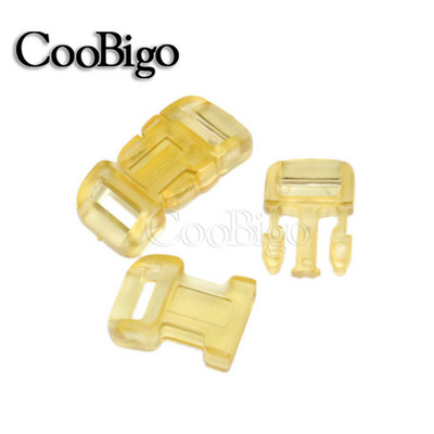 Krāsains sprādzes sprādzes aizdare siksnas siksnas jostas mugursomas soma Paracord rokassprādze suņu apkakles apģērbi DIY aksesuāri 10gab