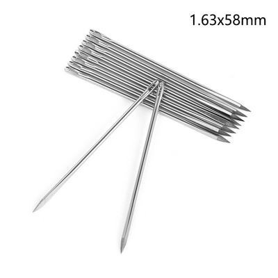 Hot 10PCS Leathercraft DIY Δερμάτινα Τριγωνικές βελόνες Γούνα Ειδική βελονιά από ανοξείδωτο ατσάλι με βελονιά βελονιάς ραπτικής