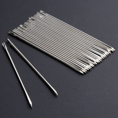 25Pcs Hand Needles Δερμάτινη Ραπτική Ραπτική για Χειροτεχνία DIY Χειροκίνητο Ράψιμο Αφιερωμένη Τριγωνική βελόνα από ανοξείδωτο ατσάλι 4,5cm/4cm