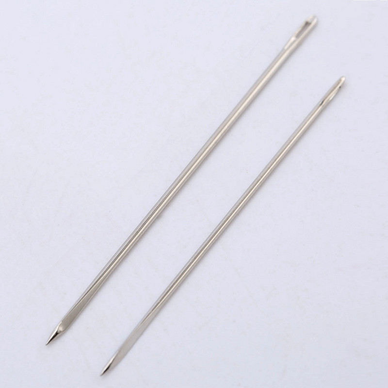 25Pcs Hand Needles Δερμάτινη Ραπτική Ραπτική για Χειροτεχνία DIY Χειροκίνητο Ράψιμο Αφιερωμένη Τριγωνική βελόνα από ανοξείδωτο ατσάλι 4,5cm/4cm