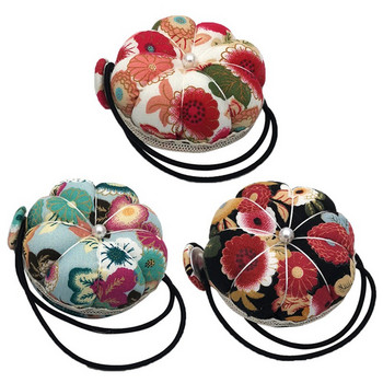 Αξεσουάρ καρφίτσες ραψίματος Αξεσουάρ βελόνας σε σχήμα μπάλας κολοκύθας Μαξιλάρι με λουρί καρπού βελονιά βελονιά κεντήματα χαλάκι DIY Craft Supplies