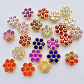 50 buc. Mărgele cu flori de prun de culori mixte, bricolaj, artizanat, cu spate plat, Cabochon, pentru album de album, agrafe de păr, ornamente F56