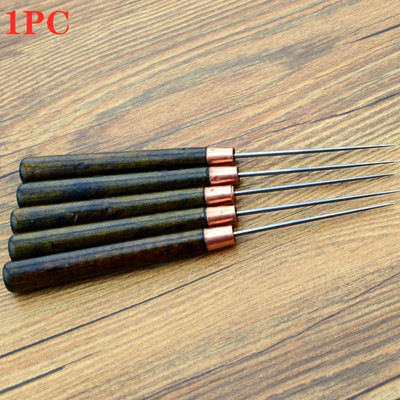 2021, fierbinte, 1 bucată, durabilă, profesională, din piele, cu mâner din lemn, unelte pentru artizanat din piele, cusături, accesorii de cusut, accesorii pentru artizanat