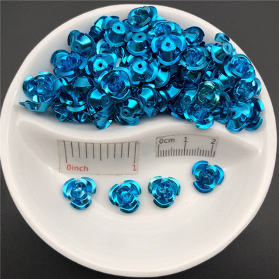 100PCS 11mm 3D Rose Flower Shape Jewelry Findings Χάντρες αλουμινίου Καπάκι Charms Κρεμαστό Γούρια Χάντρες για την κατασκευή κοσμημάτων