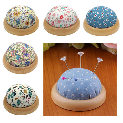 Half Round Shape Sewing Needle Pin Cushion for Sewing Embroidery Cross Stitch, Embroidery, Quilting 7cm