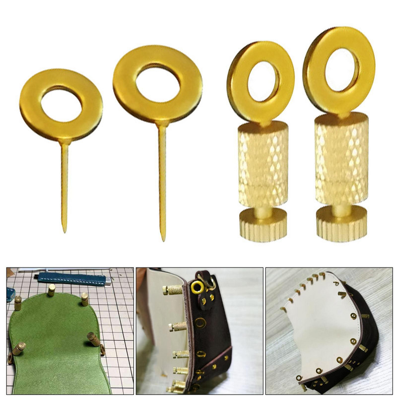 Καρφίτσες θέσης ραφής δερμάτινων χειροτεχνιών Σταθερά ράψιμο στο χέρι Αξεσουάρ DIY που βρίσκονται Δερμάτινα στερέωση και σύσφιξη