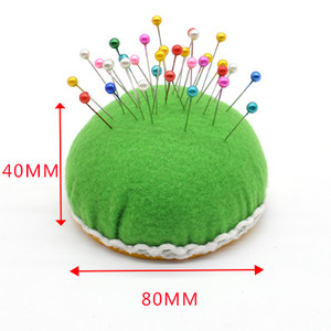1 vnt. rutulinio pomidoro formos adatos pagalvėlė su elastiniu riešo diržu „pasidaryk pats“ rankdarbių įrankis, skirtas susiūti rankdarbiams.