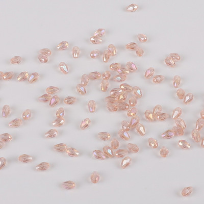 Kuumad värvilised 3 * 5 mm 100 tk Rondelle Austria lihvitud klaashelmed pisaratilga kristallhelmed rõivaste kaunistamiseks käsitööks isetegemiseks