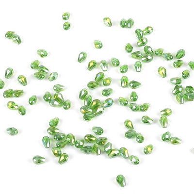 Kuumad värvilised 3 * 5 mm 100 tk Rondelle Austria lihvitud klaashelmed pisaratilga kristallhelmed rõivaste kaunistamiseks käsitööks isetegemiseks