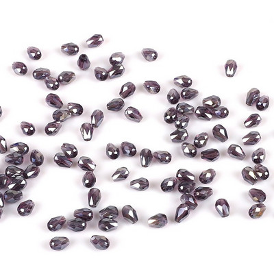 Kuumad värvilised 3 * 5 mm 100 tk Rondelle Austria lihvitud klaashelmed pisaratilga kristallhelmed rõivaste kaunistamiseks käsitööks isetegemiseks