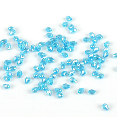 Kuumad värvilised 3 * 5 mm 100 tk Rondelle Austria lihvitud klaashelmed pisaratilga kristallhelmed rõivaste kaunistamiseks käsitööks isetegemiseks
