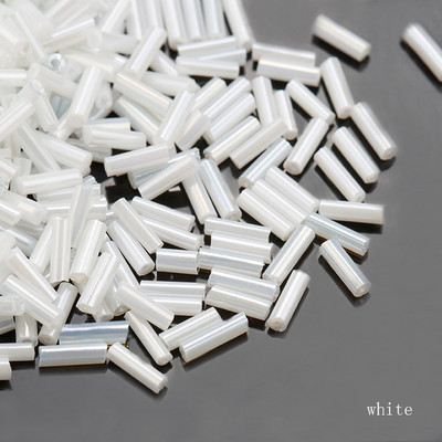 Γυάλινες χάντρες 6,5 χιλιοστών 30 γρ./τσάντα μακριές στρογγυλές γυάλινες χάντρες για DIY διακόσμηση γαμήλιου πάρτι Ευρήματα κοσμημάτων Αξεσουάρ χειροτεχνίας