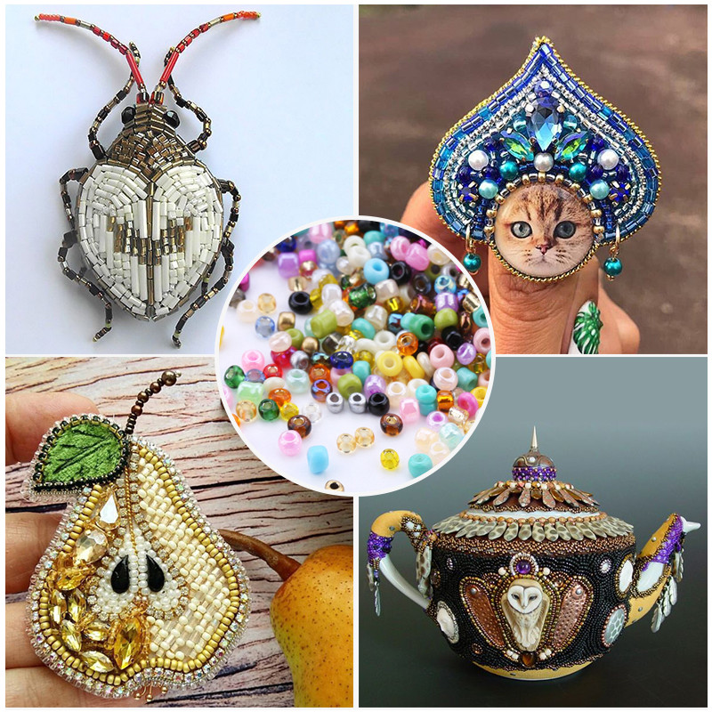 Γυάλινες χάντρες 6,5 χιλιοστών 30 γρ./τσάντα μακριές στρογγυλές γυάλινες χάντρες για DIY διακόσμηση γαμήλιου πάρτι Ευρήματα κοσμημάτων Αξεσουάρ χειροτεχνίας