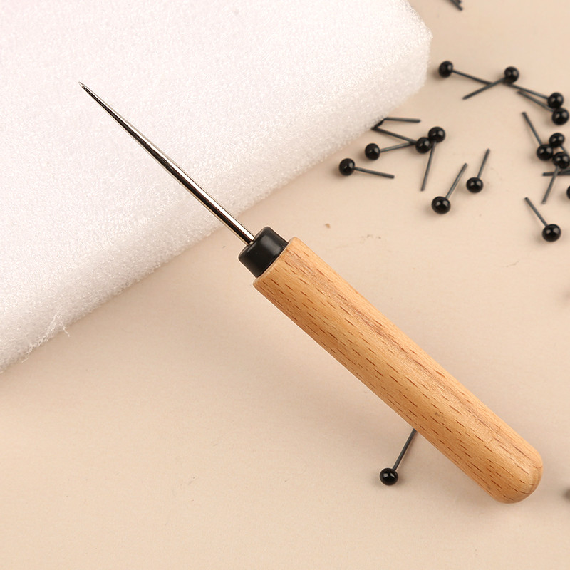 MIUSIE 1 Gb koka rokturi, ādas zīle, caurumošana, ādas caurumu zīle, šūšanas rīks, kas paredzēts DIY rokām darinātu rokdarbu apavu remontam