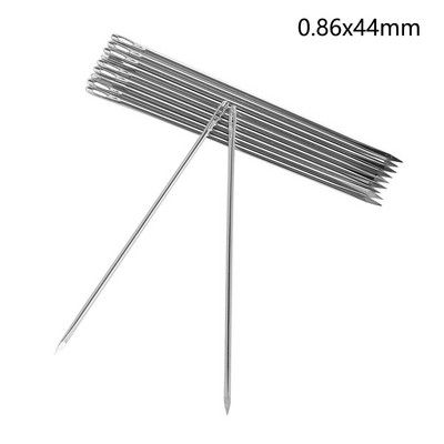 10 ΤΕΜ. Ειδική χειροτεχνία από ανοξείδωτο ατσάλι DIY Δερμάτινη χειροτεχνία Τριγωνικές βελόνες με βελόνες με καρφίτσα βελονιά δέρμα