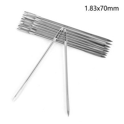 10 ΤΕΜ. Ειδική χειροτεχνία από ανοξείδωτο ατσάλι DIY Δερμάτινη χειροτεχνία Τριγωνικές βελόνες με βελόνες με καρφίτσα βελονιά δέρμα