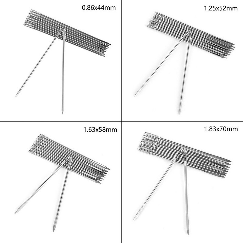 10 ΤΕΜ. Ειδική χειροτεχνία από ανοξείδωτο ατσάλι DIY Δερμάτινη χειροτεχνία Τριγωνικές βελόνες με βελόνες με καρφίτσα βελονιά δέρμα