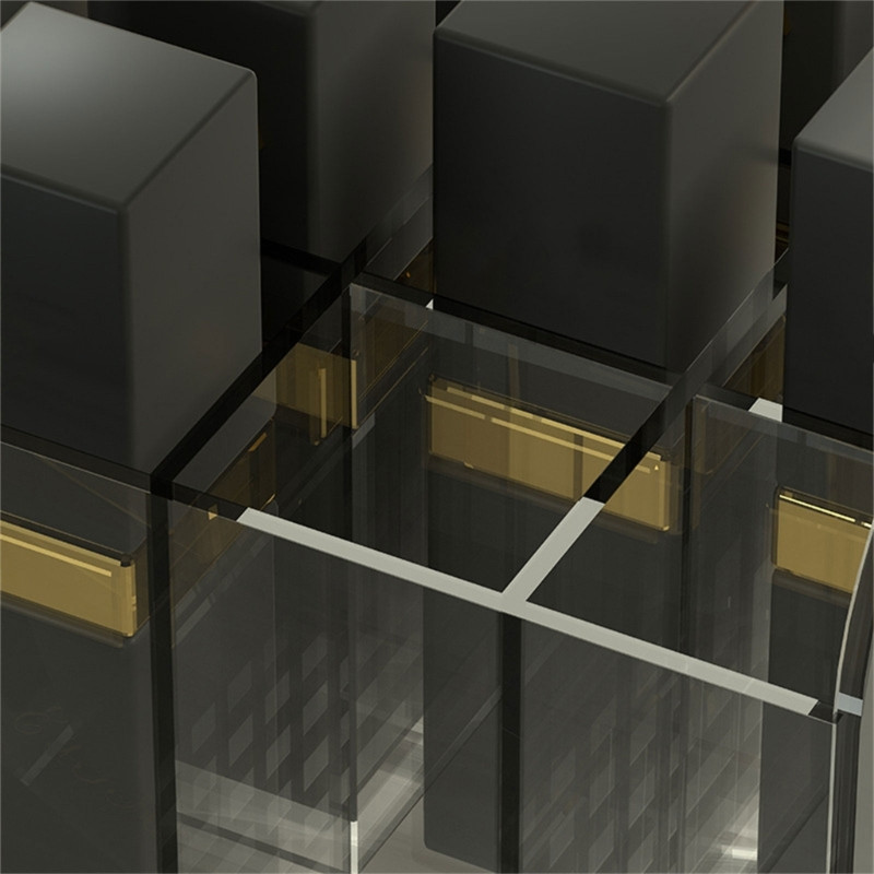 Desktop kosmētikas uzglabāšanas kaste lūpu krāsai Jewerly kosmētikas otām kumode vannas istabas darba virsmas displejs