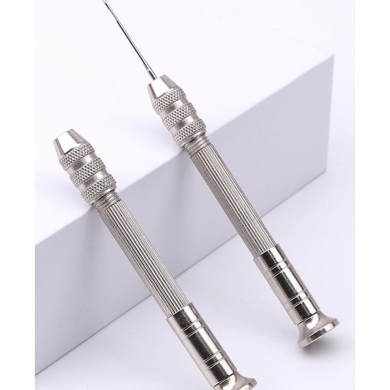 Kit de cusut din piele DIY cu ac de cusut din piele cu mâner de cupru Set de piele, panza, cort, instrument de reparare a pantofilor cu fir de nailon