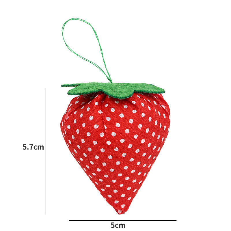 1vnt raudonos braškės formos adatos smeigtuko pagalvėlės laikiklis „pasidaryk pats“ rankų darbo įrankis, skirtas siuvinėti kryželiu namų siuvimo rinkinio įrankis