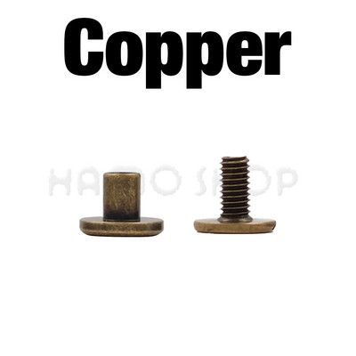 10 rinkinių, metalinių tvirtų varžtų vinių kniedės, dvigubos išlenktos galvos diržo juostos, kniedės, knygų varžtai, skirti bagažui, odiniams rankdarbiams, drabužiams / krepšiui / batams