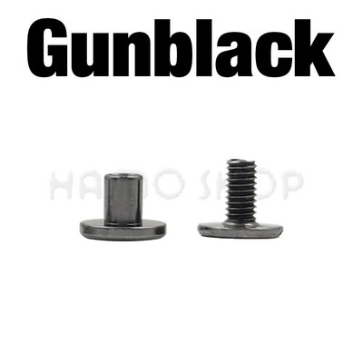 10 rinkinių, metalinių tvirtų varžtų vinių kniedės, dvigubos išlenktos galvos diržo juostos, kniedės, knygų varžtai, skirti bagažui, odiniams rankdarbiams, drabužiams / krepšiui / batams