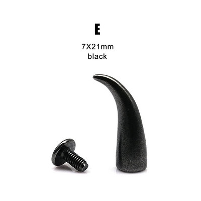 10 komplekti Metallkaunistusega Punk Bullet Warhead Spike koonus Kruvi tagasi Neet Stud punkt Nael Nahast krae kott Vöö jope Kingade remont