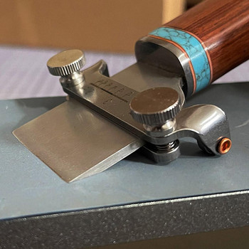 Βοηθητικά εργαλεία λείανσης μαχαιριών από δέρμα DIY από ανοξείδωτο ατσάλι