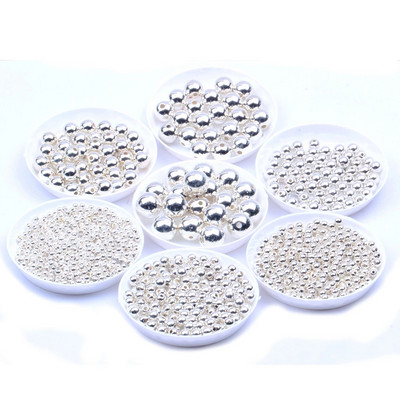 3–12 mm kullast/hõbedast lahtised metallist siledad vahehelmed näputöötarvikute ja ehete valmistamiseks