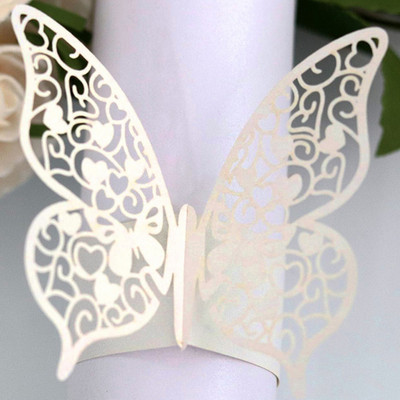 50 gab. Salvešu gredzeni Kāzu dzimšanas dienas Ziemassvētku vakariņas Mājas galda noformējums Salvešu gredzenu turētāji Ballīšu piederumi